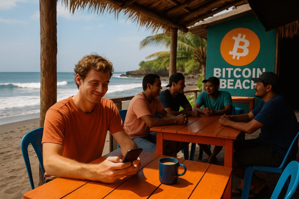 bitcoin beach cafe