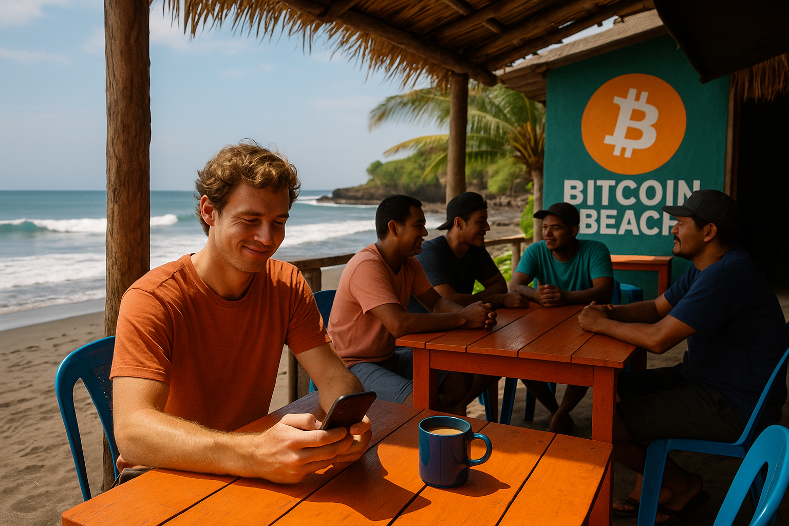 bitcoin beach cafe